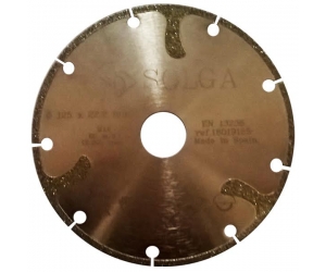 Tarcza diamentowa SOLGA do ceramiki,gresu,marmuru,bazaltu 125mm